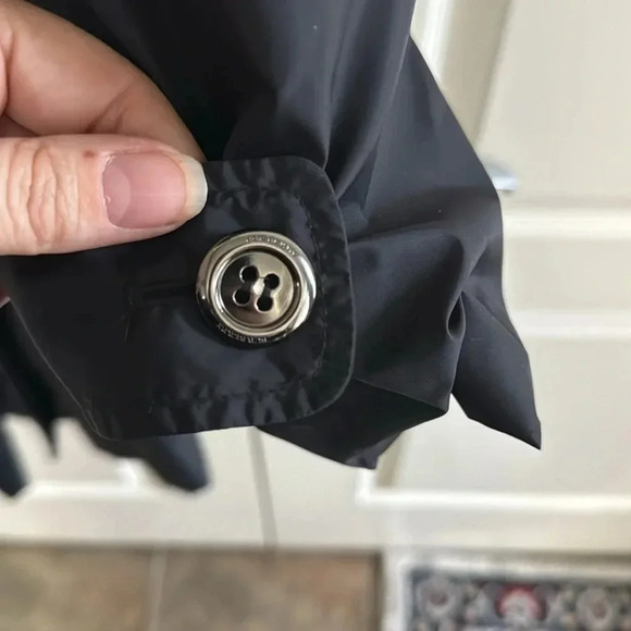 Burberry 100% nylon trench coat size 14 - Picture 7 of 8